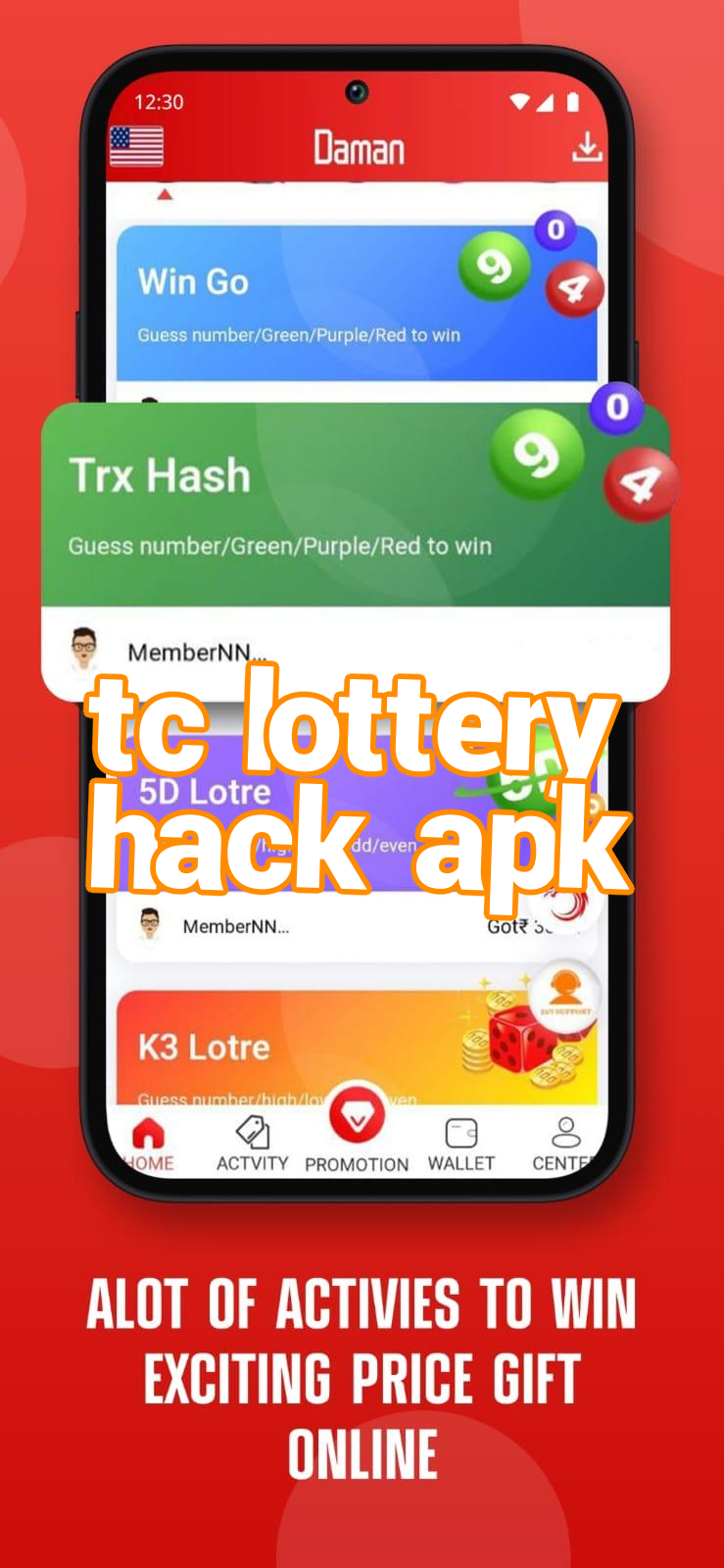 tc lottery hack apk Screenshots